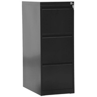 Gürkan Hängeregistraturschrank schwarz 3 Schubladen 40,0 x 62,0 x