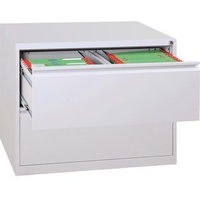 Gürkan Hängeregistraturschrank lichtgrau 2 Schubladen 76,0 x 62,0 x