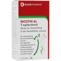 Aliud Nicotin AL 1 mg/Sprühstoß Spray 2 St.