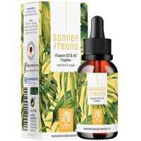 NATURTREU Sonnenfreund Vitamin D3 & K2 Tropfen 30 ml