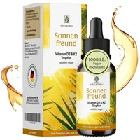 NATURTREU Sonnenfreund Vitamin D3 & K2 Tropfen 30 ml