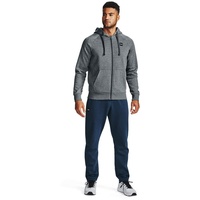 Under Armour Rival Fleece Kapuzenjacke Herren pitch gray light