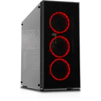 Cooltek Vier RGB Pc-tower-gehäuse - Black