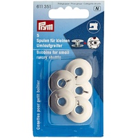 Prym 611351 Nähmaschinenspulen, Stahl, Kleiner Umlaufgreifer 21,2mm, Metall, Silber,