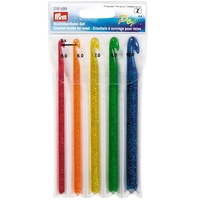 Prym Set ''Pop'' 5,0-10,0 mm Häkelnadel, Kunststoff, Mehrfarbig, 5-10