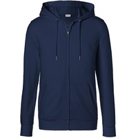 Kübler Shirts Kapuzen-Sweatjacke schwarz XS