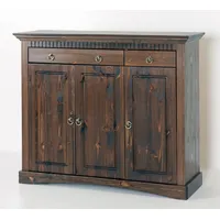 Clever-Moebel - Fernsehschrank, TV-Lowboard Kiefernholz kolonialfarben lackiert Schrank