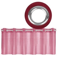 Bestgoodies Bistrogardine mit Ösen "Noella" 160x45 cm -