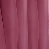 Bestgoodies Bistrogardine mit Stangendurchzug "Noella" 160x60 cm - Rot