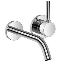 Dornbracht Meta Waschtisch-Wand-Einhandbatterie ohne Ablaufgarnitur, Ausladung 190 mm, schwarz