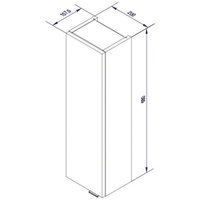 Fackelmann Bad-Hängeschrank Luxor Steinesche 20 cm