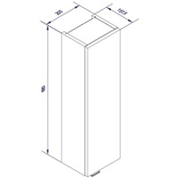 Fackelmann Bad-Hängeschrank Luxor Steinesche 20 cm