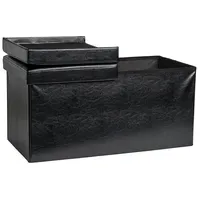 Echtwerk Sitztruhe Flex EW-FB-0444 schwarz Stoff 76,0 cm