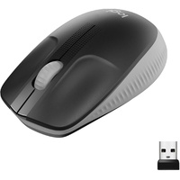 Logitech M190 Full-Size Wireless Mouse grau, USB (910-005906)