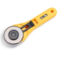 Prym 611387 Rollschneider Jumbo 60 mm, Gelb