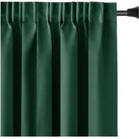 Restilo Blackout Vorhang 140x245 cm dunkelgrün 1 St. Kräuselband