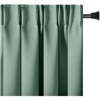 Restilo Blackout Vorhang 140x270 cm Minze 1 St. Kräuselband