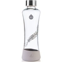 Equa Glasflasche Feather 0,55l - Trinkflasche aus Borosilikatglas 550