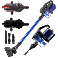 Arebos 2 in 1 Akkusauger blau