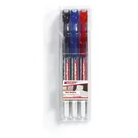 Edding Kugelschreiber Gelroller Schwarz/Rot/Blau 0,7 mm 3 St.