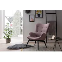 SalesFever Sessel, Höhe: 92 cm, rose/schwarz - rosa
