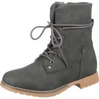 LICO Linea Mädchen Mode-Stiefel, Grau, 31 EU
