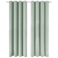 Blumtal Verdunklungsvorhänge 2er Set - Thermovorhang Hitzeschutz - Vorhang