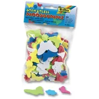 Folia 2358 Blumen+Schmetterl. Moosgummi Stanzteile 200ST