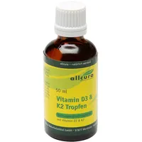 Allcura Vitamin D3 und K2 Tropfen 1000 IE/20 ug