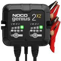 Noco GENIUS2X2: 4A (2A/Bank) Ladegerät, 6V/12V Batterieladegerät, Erhaltungsladegerät und