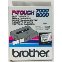 Brother Beschriftungsband TX-141 schwarz auf transparent 1,8cm x 15,4m