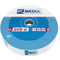 MyMedia DVD‐R 16x 4.7GB, 10er Pack Spindel, DVD Rohlinge