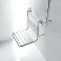 Hewi Einhängesitz Serie 801 Klappsitz antimikrobiell signalweiß 345 x