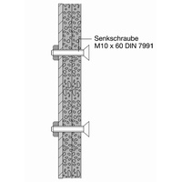 Hewi 801/805 Klappsitz-Befestigung BM23.4