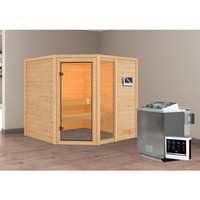 Karibu Tabea inkl. 9 kW Ofen + Steuergerät Easy
