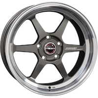 Borbet DB8GT graphite rim polished 9.5x18 ET30 5x114,3 72,5,