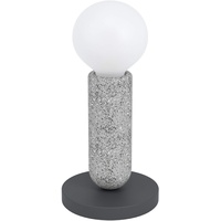 EGLO Giaconecchia, 1 flammige Tischleuchte Vintage, Nachttischlampe aus Stahl