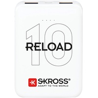 SKROSS RELOAD 10 10000 mAh 2x USB-A, Weiß