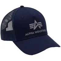 Alpha Industries Basic Trucker Kappe Rep.Blue One Size