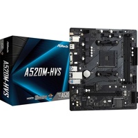 ASRock A520M-HVS AM4 AMD A520 mATX), Mainboard