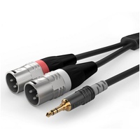 SOMMER CABLE HBA-3SM2-0150 Audio Adapterkabel [1x XLR-Stecker 3 polig