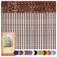 BestLivings Fadenvorhang 90x240 braun - hot chocolate