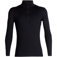 Icebreaker 200 Oasis LS Half Zip Herren schwarz