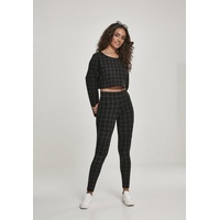 URBAN CLASSICS Big High Waist Leggings Black / White