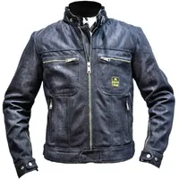 Helstons Genesis Mesh Motorrad-Textiljacke blau, XL