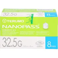 ToRa Pharma GmbH TERUMO NANOPASS 32.5 Pen Kanüle 0.22x8