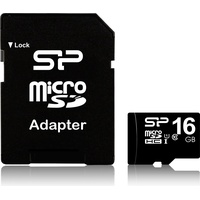 Silicon Power microSDHC 16GB Class 10 + SD-Adapter