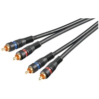 Goobay Audio-Video-Kabel 2x Cinch-Stecker > 2x Cinch-Stecker 2,0m (60795)