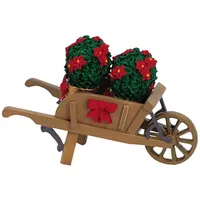 Lemax Schubkarre - Schubkarre With Poinsettias 64479