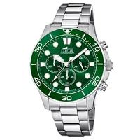 Lotus Excellent 18756/2 Herrenchronograph Edelstahl Silber, 45 mm